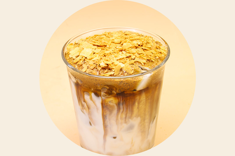 紅茶とコーヒーのドリンク